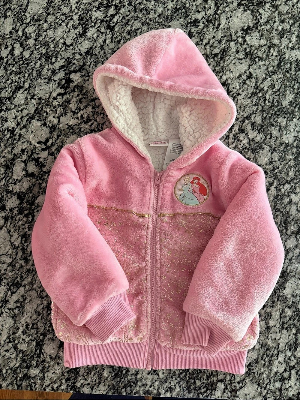 Disney Princess Pink Girls 3T Jacket